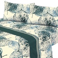 Mallorca - Juego De Sábanas T144 1 Plaza Catalina Turquesa