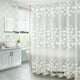 thumbnail image 4 of 1pc Waterproof Flower Shower Curtain Liner with 12 Hooks - Thin and Semi-Transparent for Bathroom Privacy and Style, 4 of 4