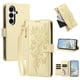 thumbnail image 1 of Funda Billetera Floral en Relieve samsung galaxy S26 PLUS con Tarjetero y Cremallera Blanco, 1 of 5
