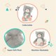 thumbnail image 3 of Peluche de peluche B. toys B. Softies Plush Cat de 12 pulgadas, lavable, 3 of 6