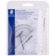 thumbnail image 1 of Regla STAEDTLER 15 cm Kit de Geometría 4 piezas Métrica/Imperial, 1 of 4