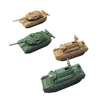 Magideal - Kit De 4 Modelos De Vehículos 4D A Escala 1/144 Para Niños, Juguetes De Construcción De Modelos De Simulación Para Montar En Casa, Decoración De Mesa, Estilo I