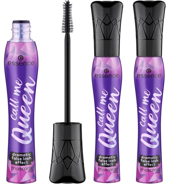 Máscara Essence Call Me Queen con efecto dramático de pestañas postizas (paquete de 3)