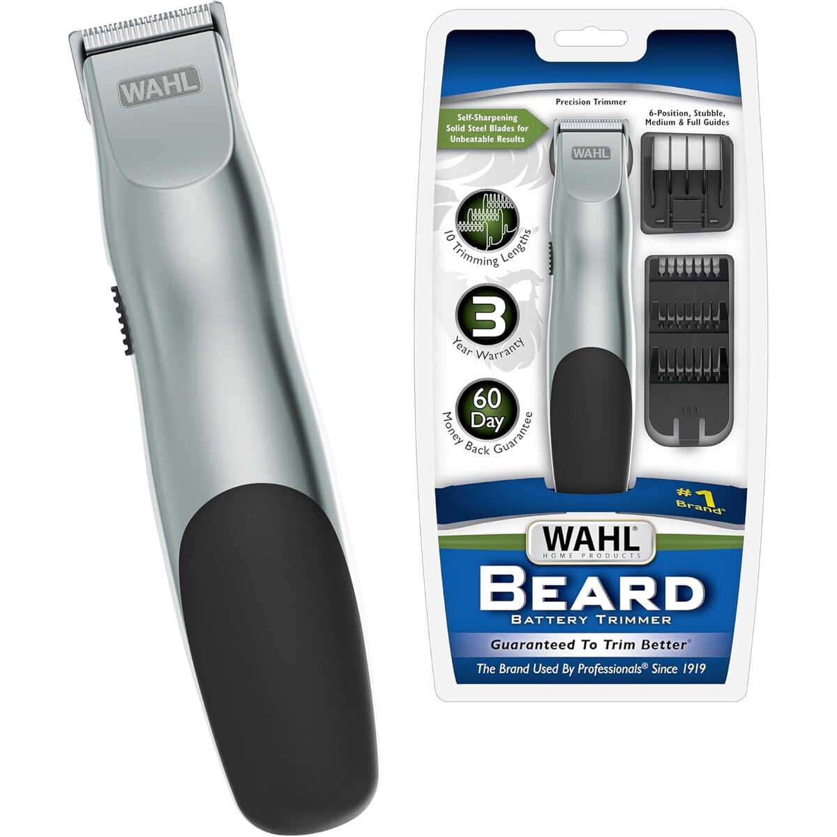 Recortadora De Barba Wahl Groomsman A Pilas 10 Niveles