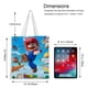 thumbnail image 5 of Super Mario Bolso de tela con estampado de lienzo para mujer, bolsa de compras reutilizable y estética, con cremallera interior, regalo para mujer,38*45cm., 5 of 6