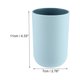 thumbnail image 2 of Unique Bargains 2 Piezas Vasos de Baño para Baño Vaso de Cepillo de Dientes 4.33''x2.76'' 350ml Azul, 2 of 7