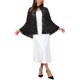 thumbnail image 2 of INSPIRE CHIC Capa de Encaje para Mujer para Boda, Cóctel de Noche, Cuello Alto, Gótico, Vintage, Capa Larga, Tallas S, Negro, 2 of 6