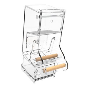 Ioensy - Comedero Para Pájaros Sin Desorden Para Jaula, Comedero Para Loros Para Tortolitos, Cacatúa, Periquito