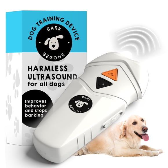 Entrenador de ladridos Bark Begone ultrasónico recargable blanco