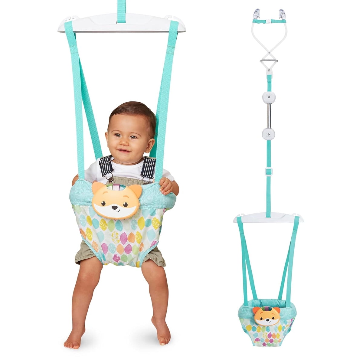 Saltador Puerta Infantino 2en1 Música Y Luces Ajustable Bebé