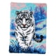 thumbnail image 4 of Kits De Enganche De Pestillo De Alfombra, Kits De Hilo De Ganchillo Para Alfombra DIY Para Navidad, Tigre Blanco, 4 of 5