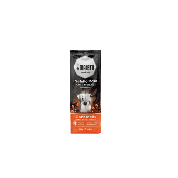 Café molido Perfetto Caramelo Bialetti 250 gramos