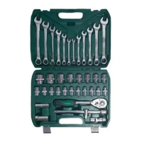 Erux - Kit Set Juego De Llaves Dados Chicharra 1/2 37 Piezas