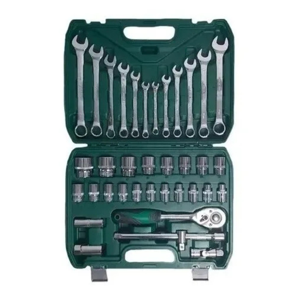 Erux - Kit Set Juego De Llaves Dados Chicharra 1/2 37 Piezas