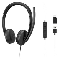Auriculares Lenovo 115 Usb-A/Usb-C Estéreo Con Cable Y Micrófono Negros