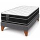 thumbnail image 3 of Base de Cama de 1 Plazas + Colchon Mery Desing 2 Pilow - Gris Claro, 3 of 6