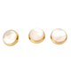 thumbnail image 3 of Conjunto De 3 Piezas De Oro Plateado Blanco Botones De La Cáscara Para Piezas De Trompeta, 3 of 4