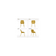 thumbnail image 3 of Sillas De Comedor Plos Arizza Set De 4 Amarillo, 3 of 4