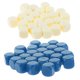 thumbnail image 1 of 50 Piezas De Dados En Blanco Opacos D6 Para Juegos De Fiesta D&D RPG Beige + Azul, 1 of 3