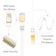 thumbnail image 2 of Cable Ethernet CableGeeker Cat 7 de 3 m, plano, blindado, paquete de 6, 2 of 7