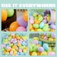thumbnail image 5 of Huevos de Pascua JOYIN, 50 unidades, grandes, de plástico, pastel, 8 cm, rellenables, 5 of 7