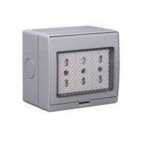 Vellmax - Enchufe Hidrobox Triple Ip54 Exterior