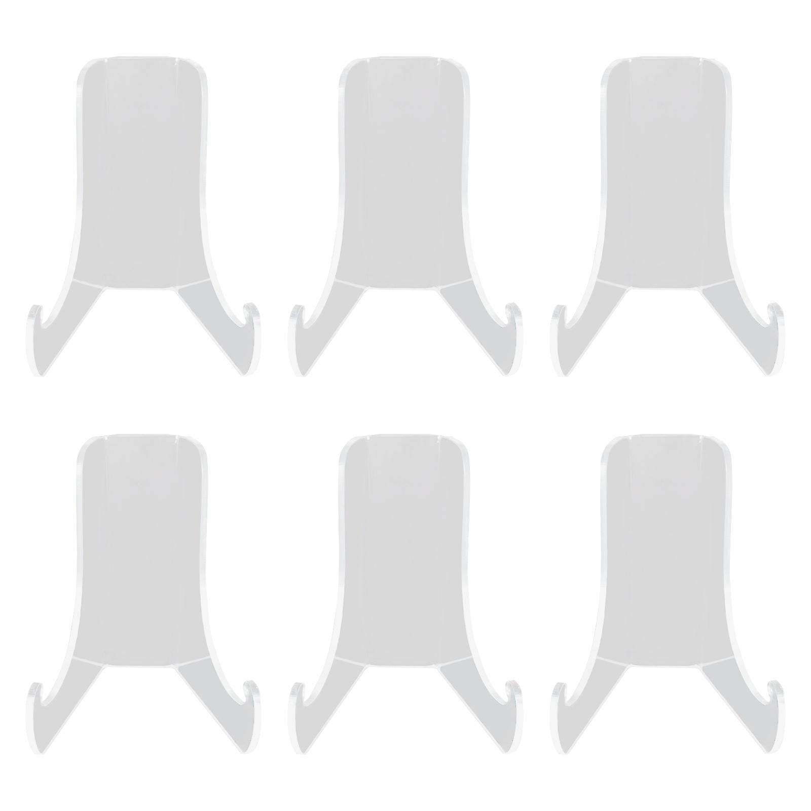 Bothyi - 6x Soportes Para Placas De Acrílico Soporte Para Libros Para Exhibir Tarjetas, Ilustraciones, Fotos Y Marcos