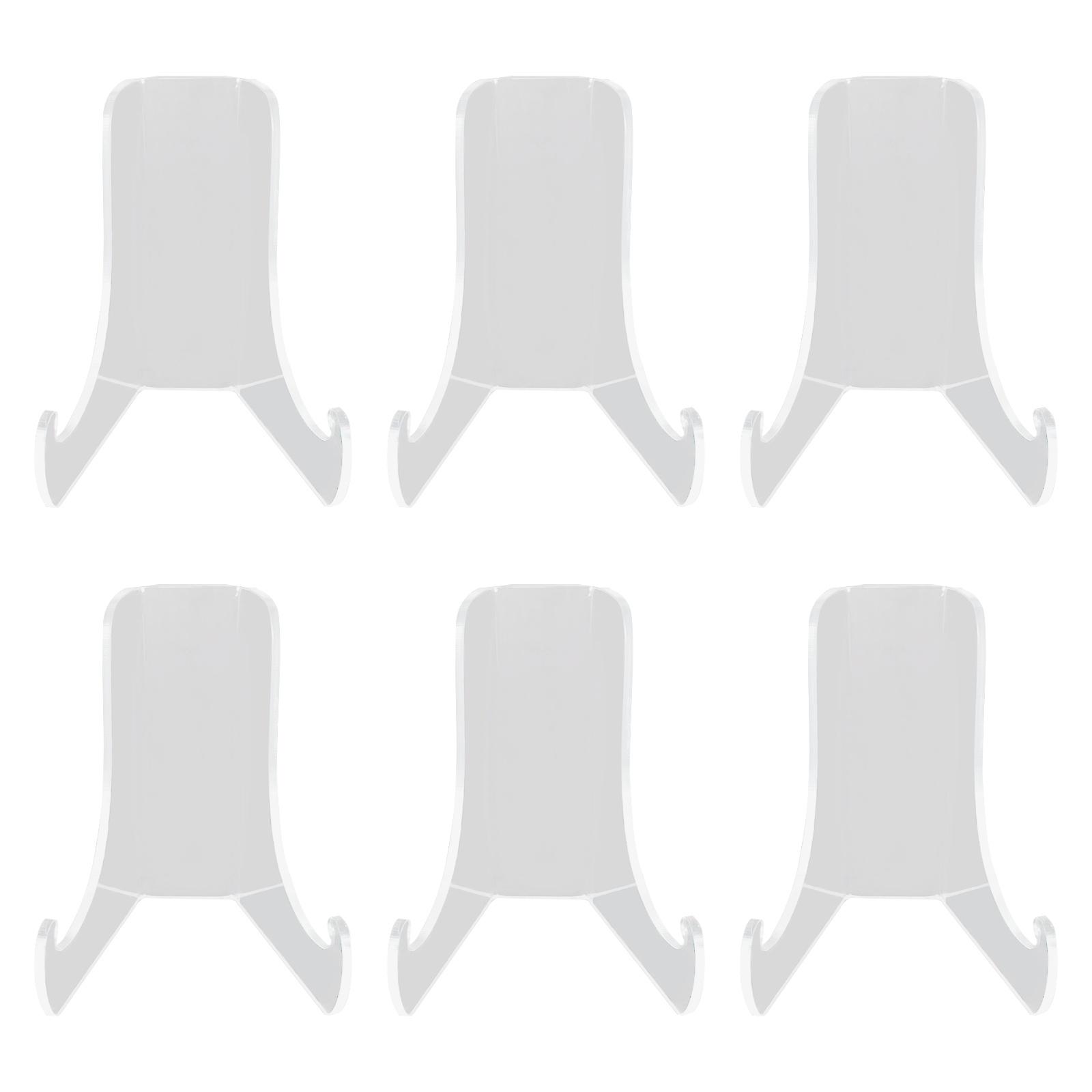 Bothyi - 6X Soportes Para Placas De Acrílico Soporte Para Libros Para Exhibir Tarjetas, Ilustraciones, Fotos Y Marcos