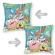thumbnail image 2 of SpongeBob Fundas de almohada de terciopelo con tema, regalos de funda de almohada, decoración para el hogar, cojín de lanzar, regalo de cumpleaños para fans y parejas. 40cm x 40cm., 2 of 6