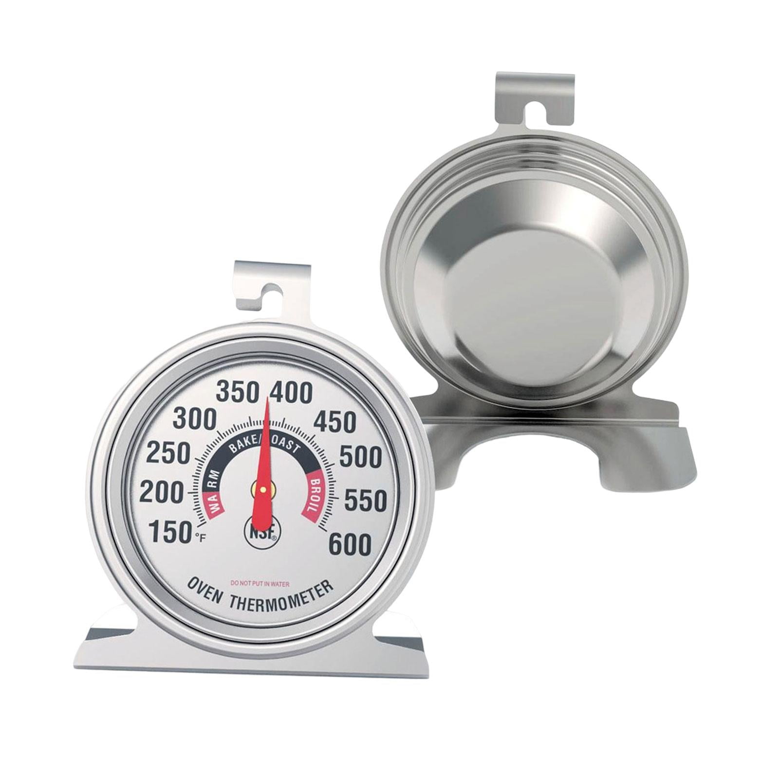 Magideal - Termómetro De Horno 600 Degreef, Termómetro Para Horno, Parrilla, Freír, Chef, Ahumador, Lectura Instantánea, Termómetro De Material Acero Inoxidable,