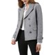 thumbnail image 2 of Abrigo de Invierno de Mujer con Solapa de Muesca y Doble Botonadura INSPIRE CHIC M Gris, 2 of 8