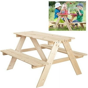 Genérico - Mesa Con Bancas Madera