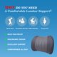 thumbnail image 3 of Almohada de soporte lumbar Lofty Aim para coche, silla de oficina, etc., 3 of 9
