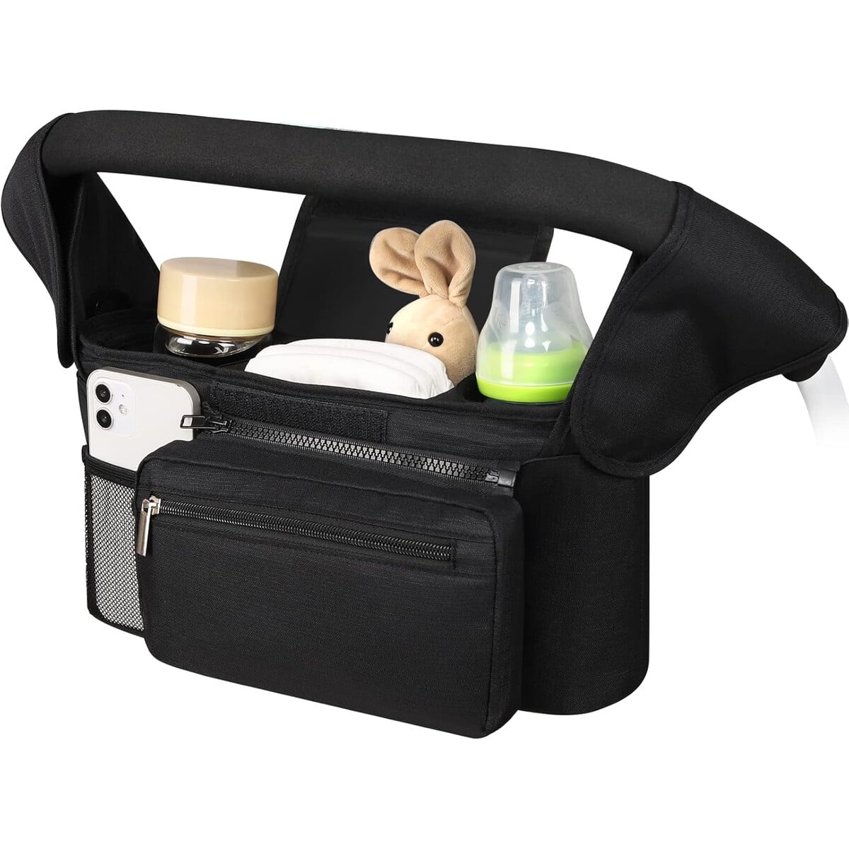 Organizador Universal Accmor Para Coche Porta Vasos Negro