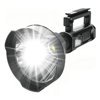 Genérico - Portátil Foco Linterna Camping Led Largo Alcance+Usb+Tripode Negro Blanco