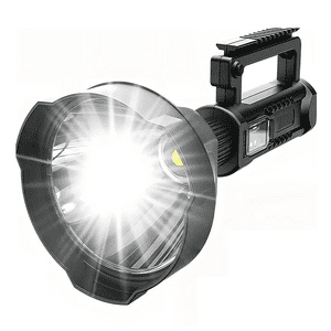 Genérico - Portátil Foco Linterna Camping Led Largo Alcance+Usb+Tripode Negro Blanco