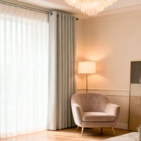 Dib - Cortina Blackout 2 Paños Altea Gris Claro