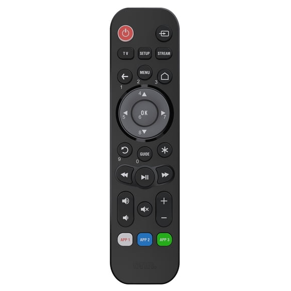 Control Remoto Universal onn. 3 Dispositivos Negro IR TV