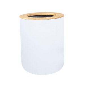 Magideal - Bote De Basura Para Baño, Bote De Basura, Duradero, Moderno, Fácil De Limpiar, Tamaño Pequeño, Bote De Basura Pequeño, Accesorios De Baño De Escritori Blanco