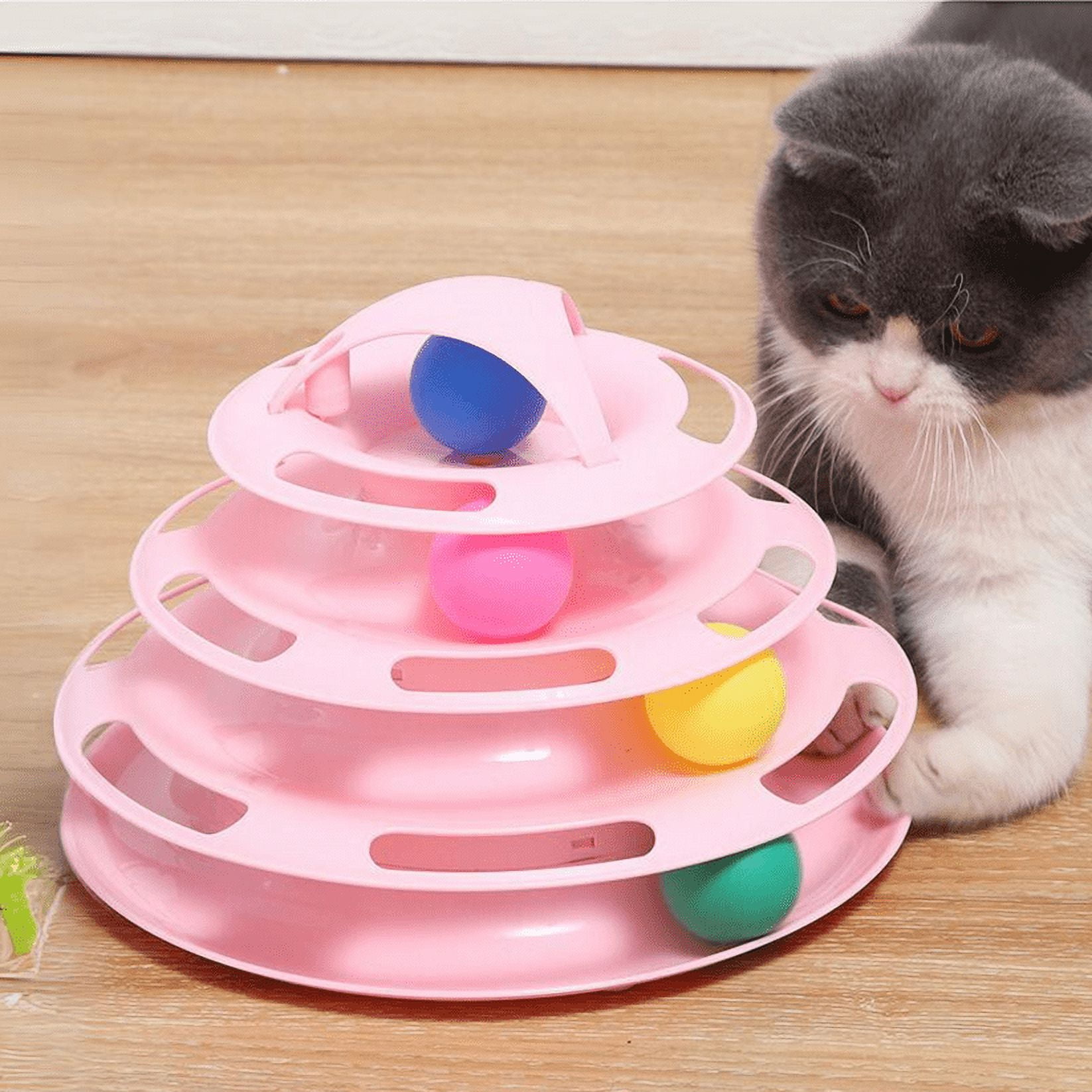 Akirapet - Juguete Torre Para Gatos Rosado