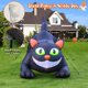 thumbnail image 4 of Gato hinchable FunFanso de 213 cm, color negro, con luces LED, 4 of 6