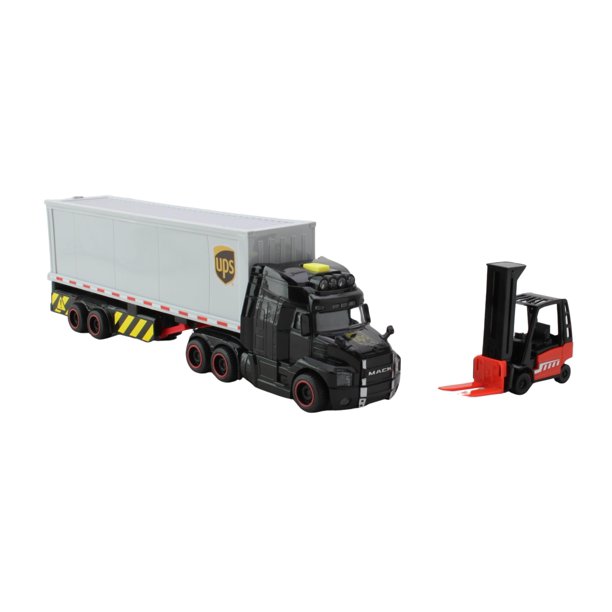 Camión de reparto de juguetes Daron Action Truck UPS con luces para niños mayores de 3 años