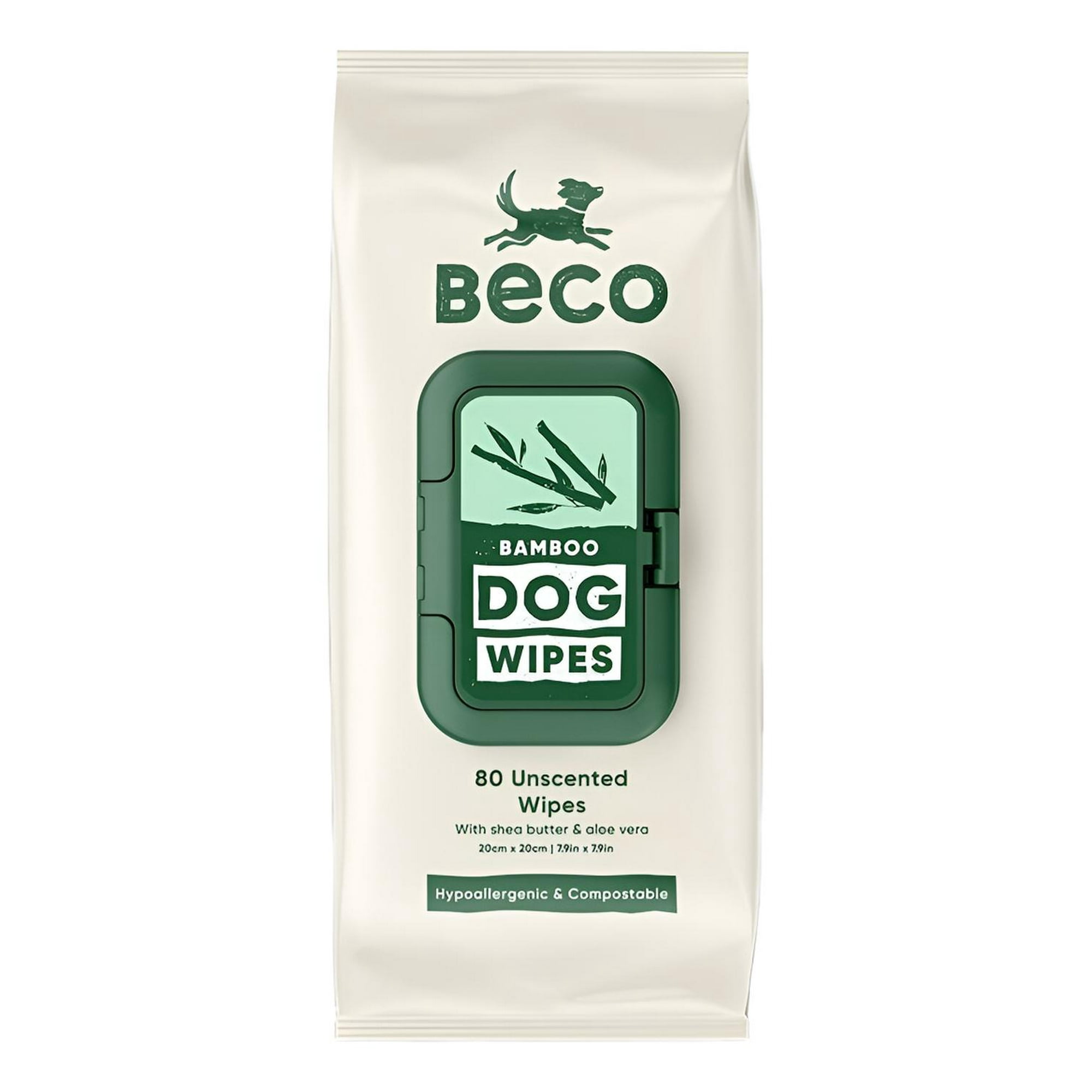 Beco Toallas Húmedas Wipes Para Mascotas Perro Y Gato 80u Verde
