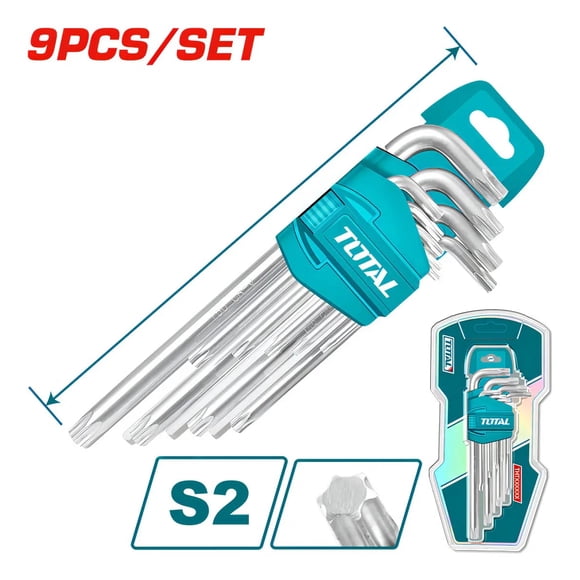 Llave Torx Total Tht106392 Cromada Gris 24 Cm