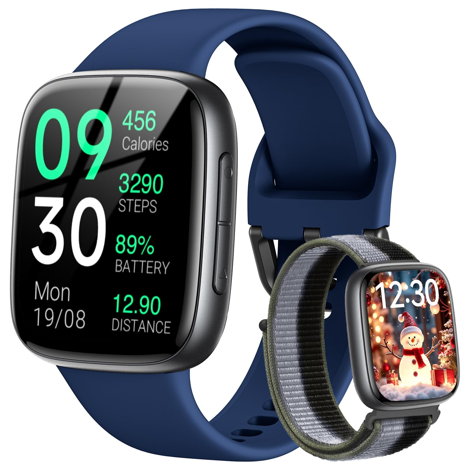 Reloj Inteligente Fitpolo Gtx20 1.85" Amoled 3atm A Prueba De Agua