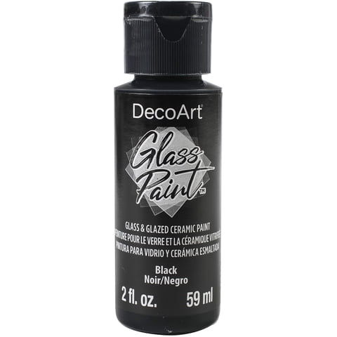 Decoart - Pintura Para Vidrio Deco Art Black 60Ml