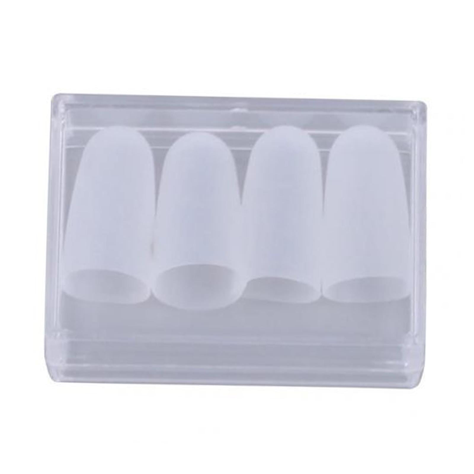 Magideal - 4 Protectores De Silicona Para Dedos De Guitarra, Cubiertas De Protección Para Los Dedos De Guitarra, Tapas Para Principiantes , Xs