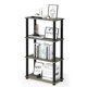 thumbnail image 5 of Estante expositor Furinno Turn-N-Tube de 4 niveles, roble francés, 5 of 6