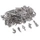 thumbnail image 4 of 100 Piezas De Muchos Estilos De Aleación DIY Collar Pulsera Colgantes Dijes Plata, 4 of 5