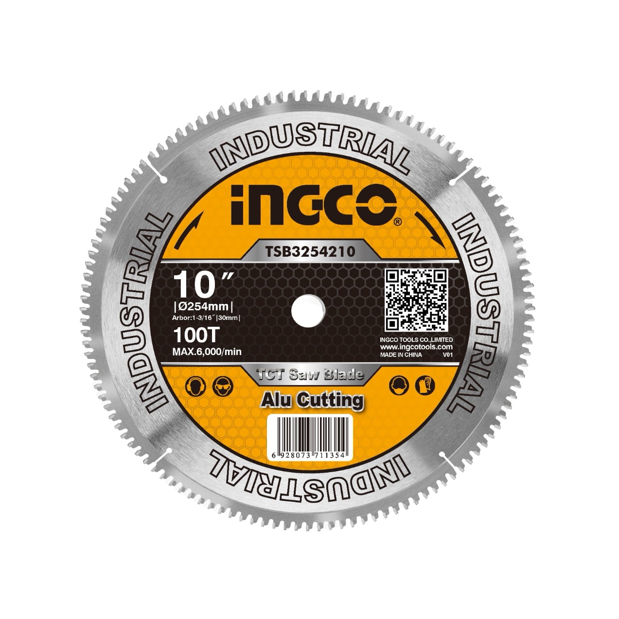 Disco De Sierra Ingleteadora Industrial Ingco 100t 10 Pulgad